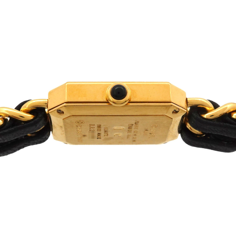 香奈兒 Premiere 大號 H0001 女士腕錶 黑色金石英錶-4