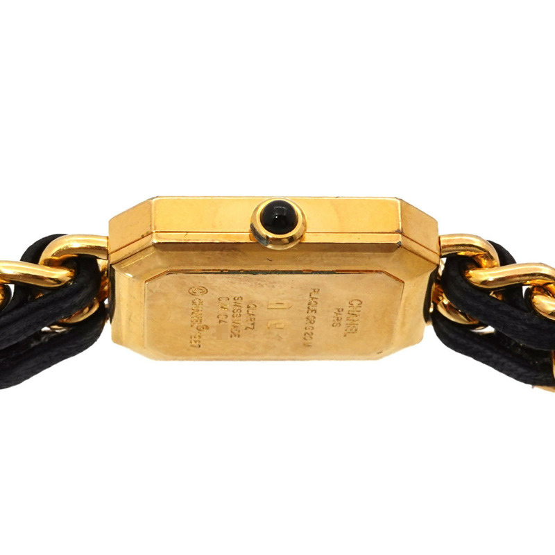 香奈兒 Premiere 大號 H0001 女士腕錶 黑色金石英錶-4