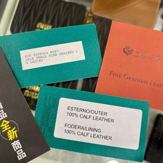 東區正精品㊣Loro Piana Bale Small FAN8964 全新灰色錘紋小牛皮水桶包附背帶小款RZ6283-10