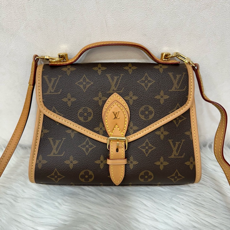 🔥必收款絕版品🔥 LV M44919原花金釦斜背包 兩用包IVY-0