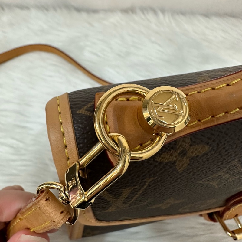 🔥必收款絕版品🔥 LV M44919原花金釦斜背包 兩用包IVY-24