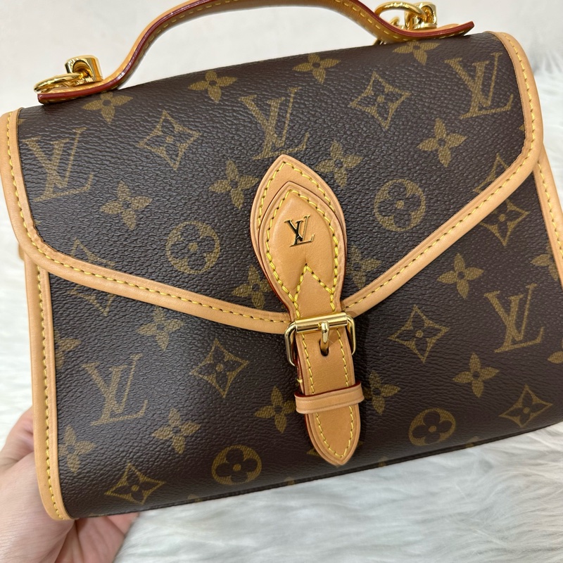 🔥必收款絕版品🔥 LV M44919原花金釦斜背包 兩用包IVY-34