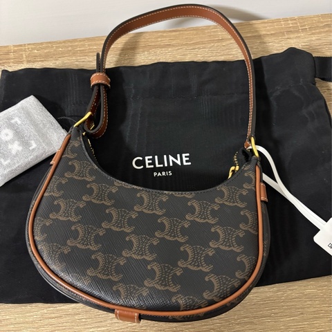 celine eva mini 老花腋下包