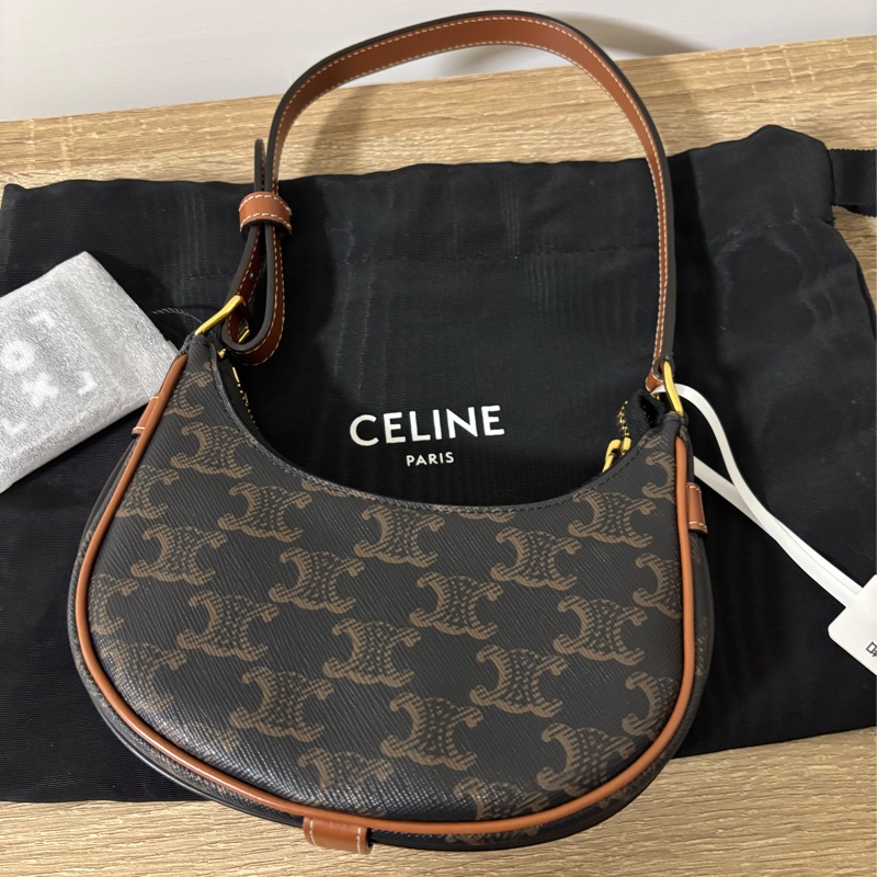 celine eva mini 老花腋下包-0