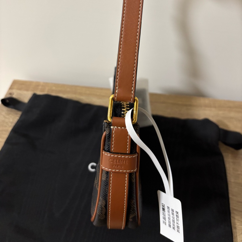 celine eva mini 老花腋下包-10