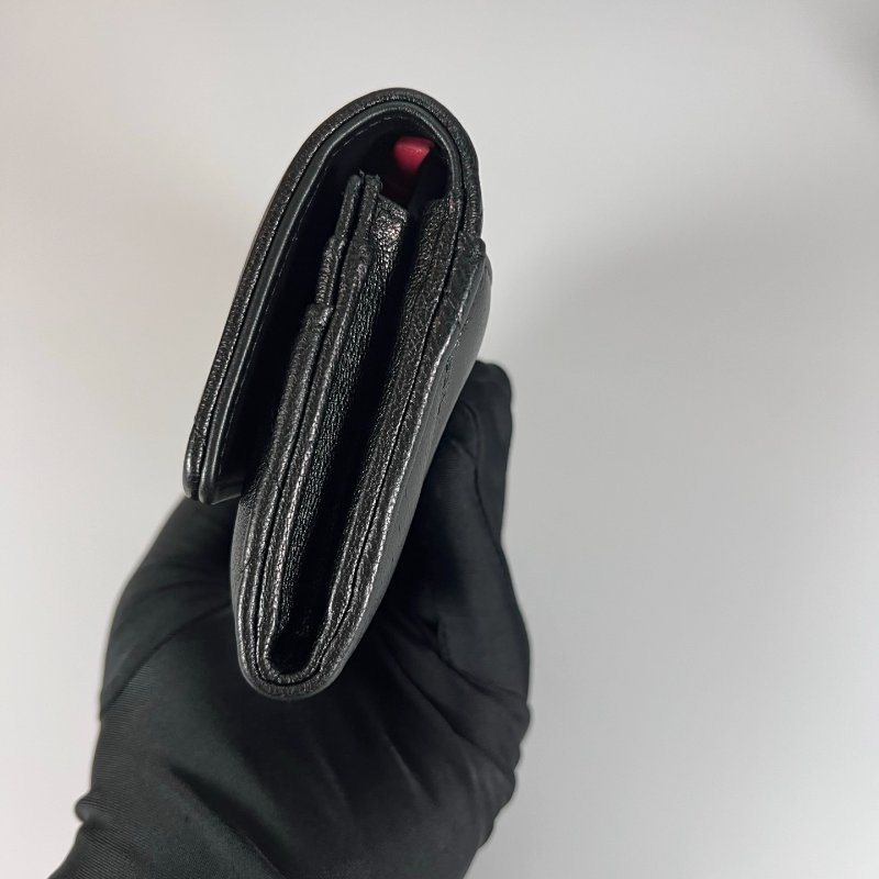 CHANEL 19掀蓋中夾 黑 29開-2