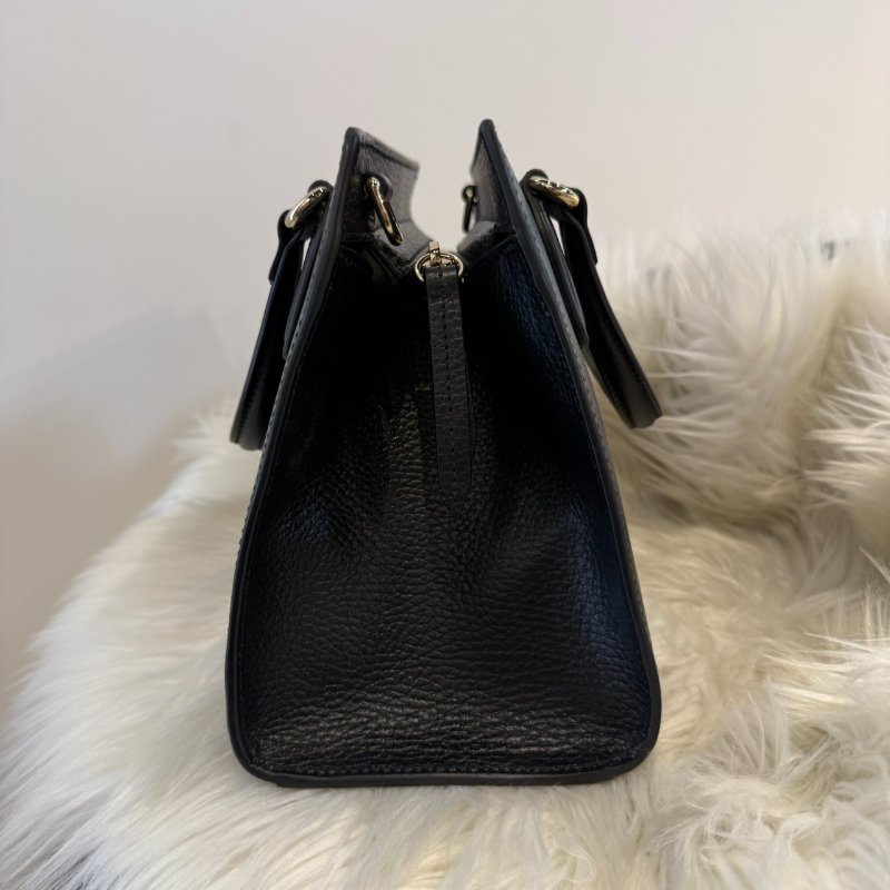 近全新 Gucci Soho 雙G牛皮手提-6