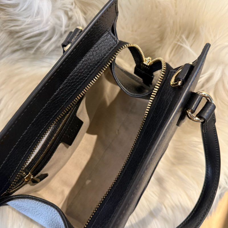 近全新 Gucci Soho 雙G牛皮手提-8