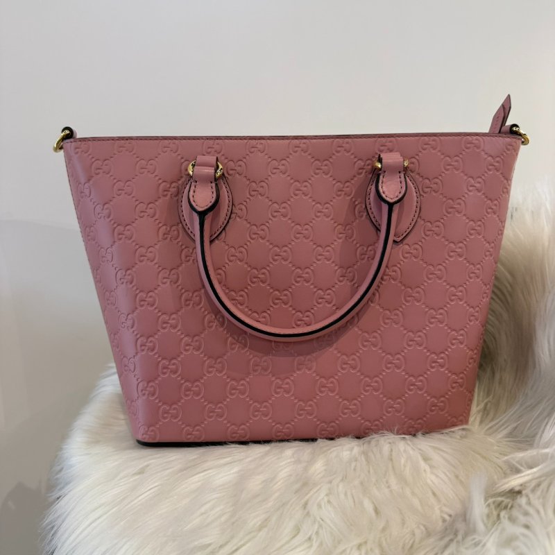 Gucci Signature pink托特包-1
