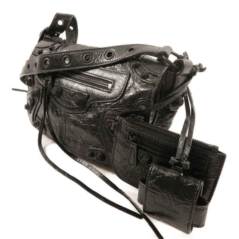 BALENCIAGA 羊皮皮革Le Cagole XS肩背袋-2