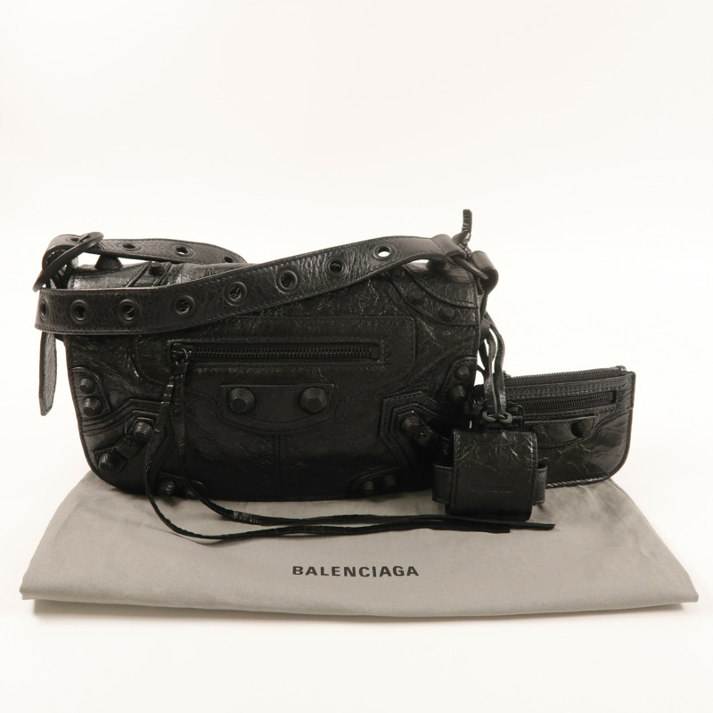 BALENCIAGA 羊皮皮革Le Cagole XS肩背袋-8