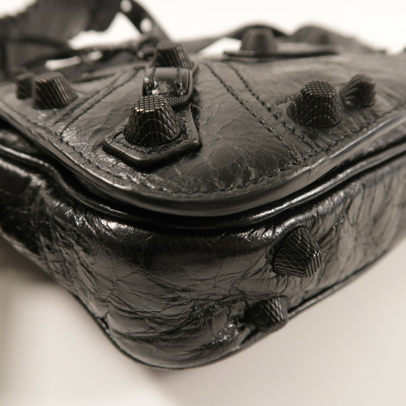 BALENCIAGA 羊皮皮革Le Cagole XS肩背袋-9