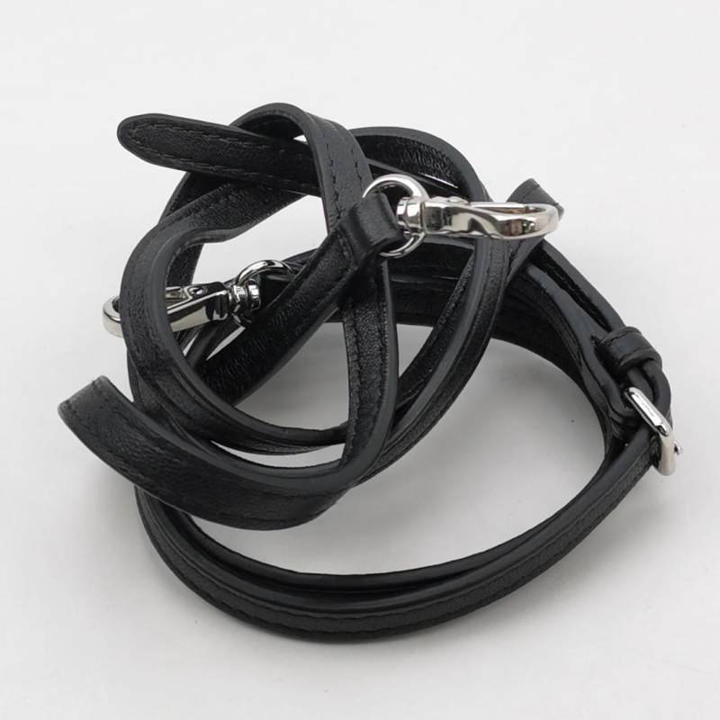 Miu Miu羊皮褶皺流蘇字母logo斜挎包-8