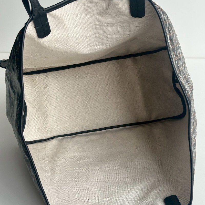 99新🆕 Goyard 戈雅 Saint Louis Tote Bag PM 黑色托特包-11