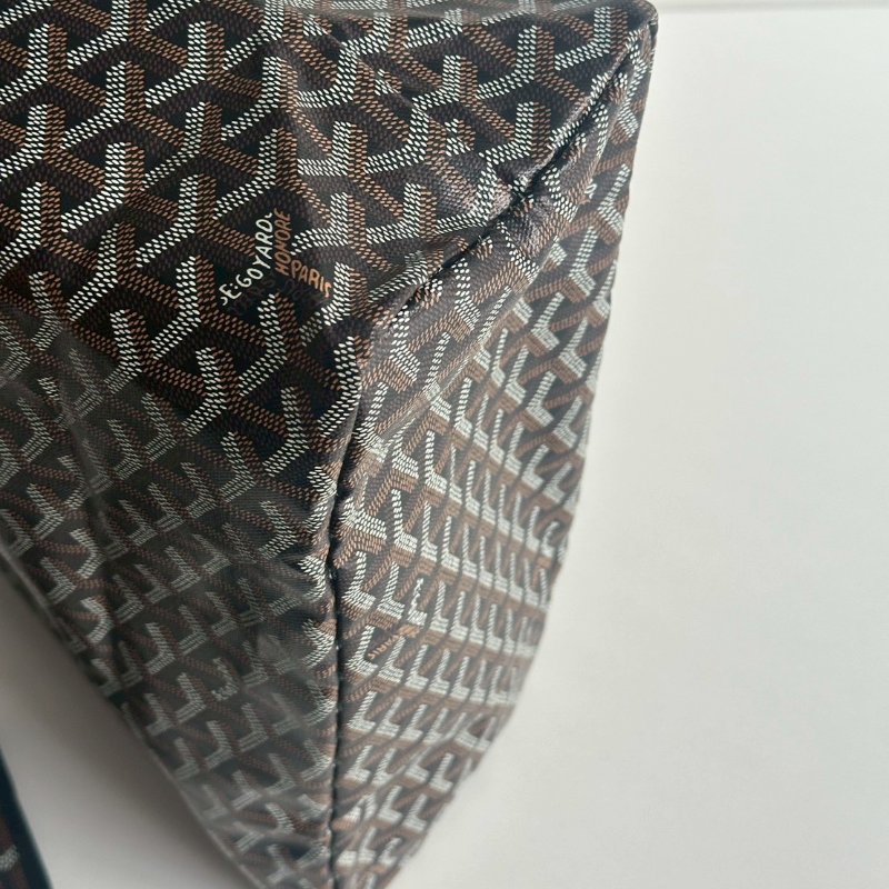 99新🆕 Goyard 戈雅 Saint Louis Tote Bag PM 黑色托特包-14