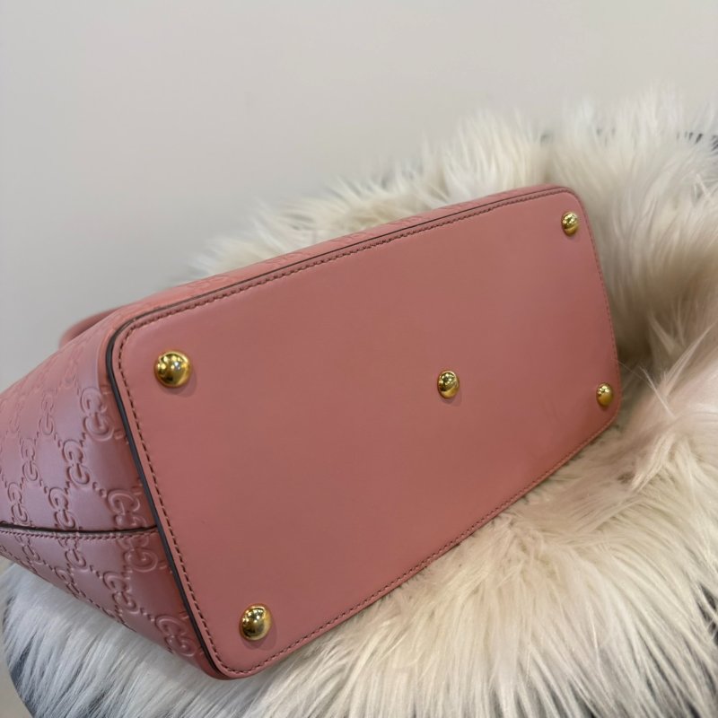 Gucci Signature pink托特包-5