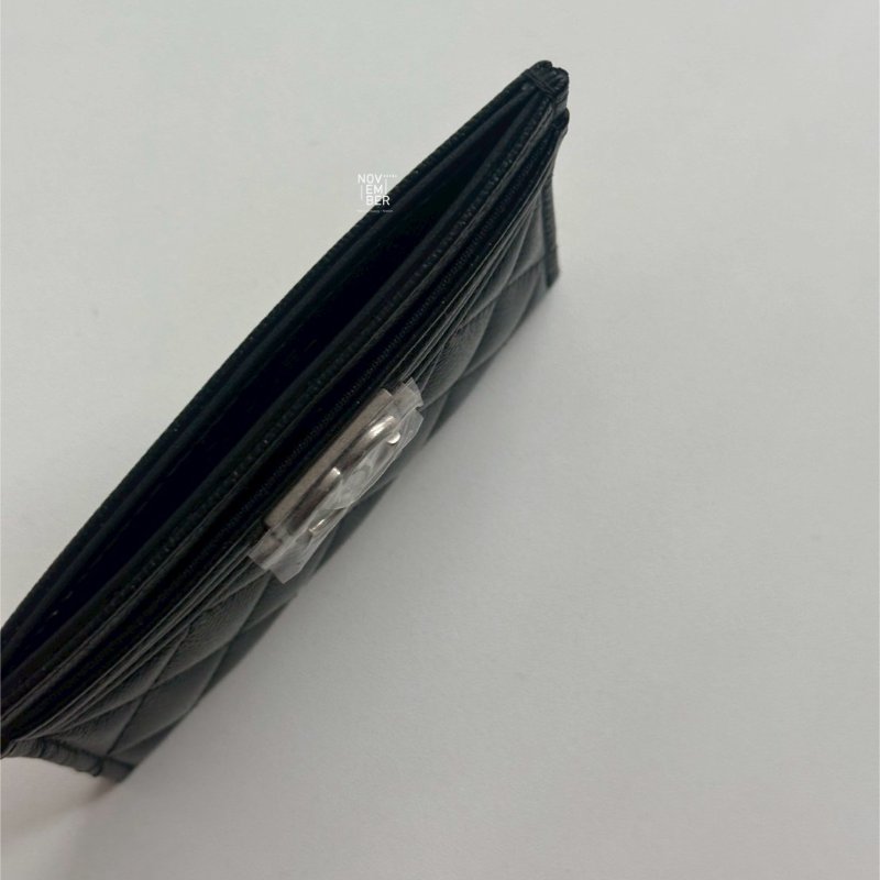 閒置新✨ Chanel 香奈兒 Boy 卡夾 黑色銀釦-2