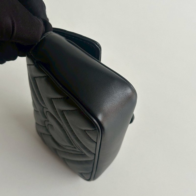 99新🆕 Gucci 古馳 Supermini Marmont 黑金-8