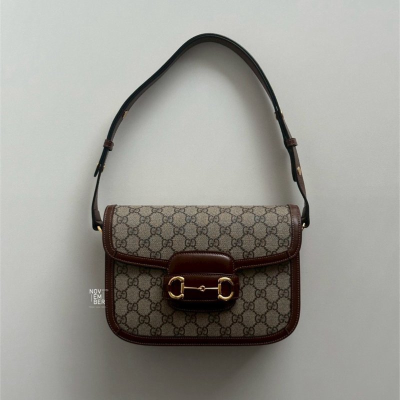 99新🆕 Gucci 古馳 1955 馬鞍包 老花-1