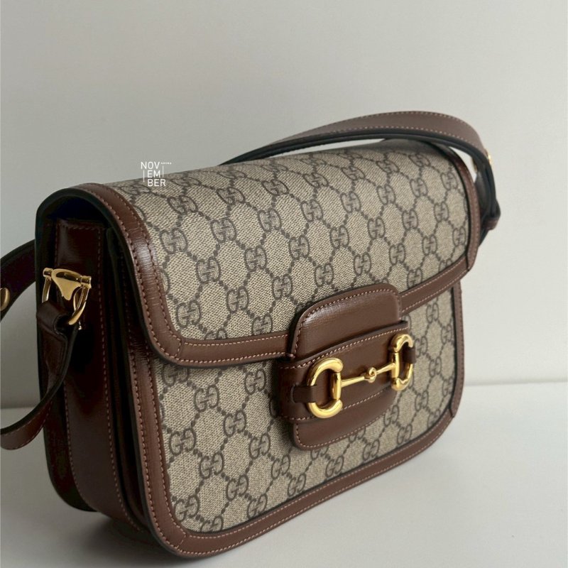 99新🆕 Gucci 古馳 1955 馬鞍包 老花-2