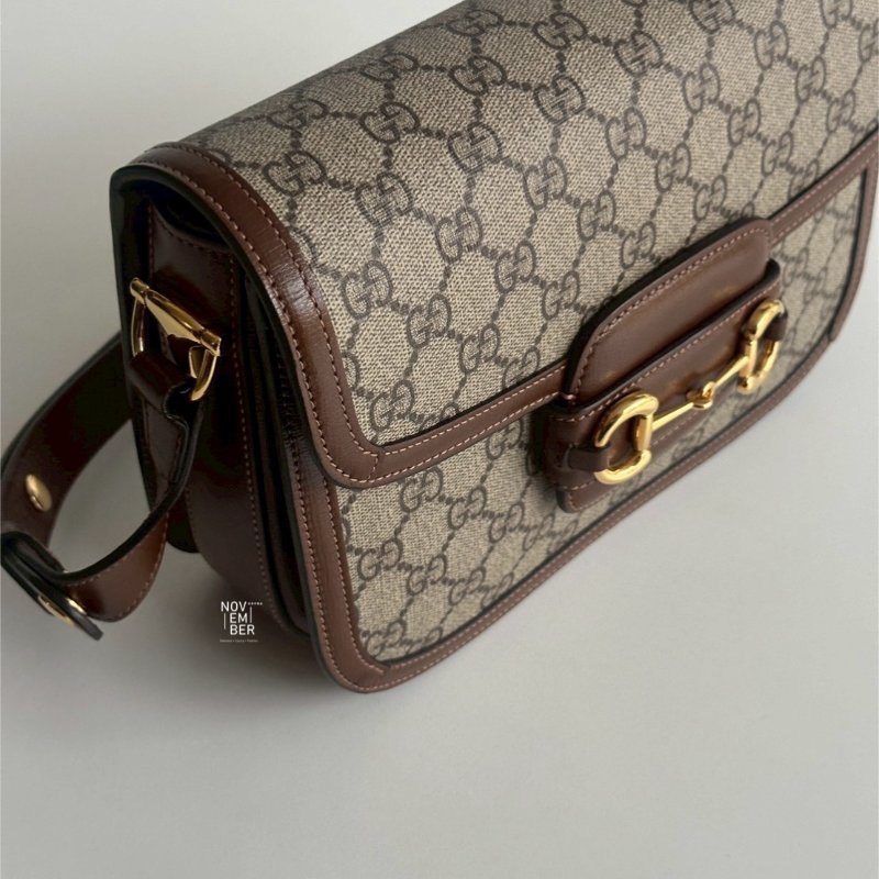 99新🆕 Gucci 古馳 1955 馬鞍包 老花-4