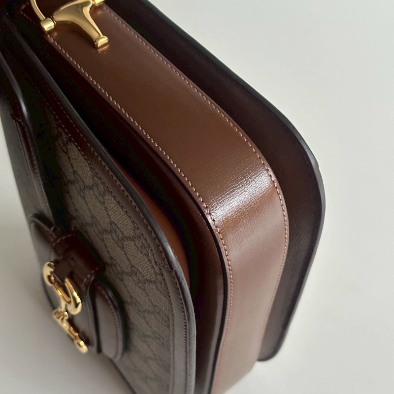 99新🆕 Gucci 古馳 1955 馬鞍包 老花-9