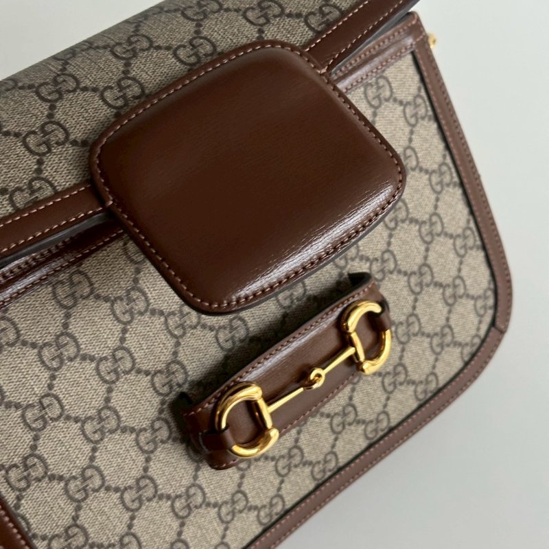 99新🆕 Gucci 古馳 1955 馬鞍包 老花-16
