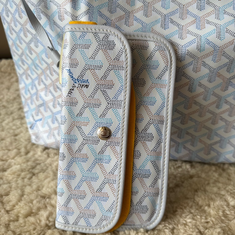 Goyard Louis pm 2026限量色 冰川藍-16