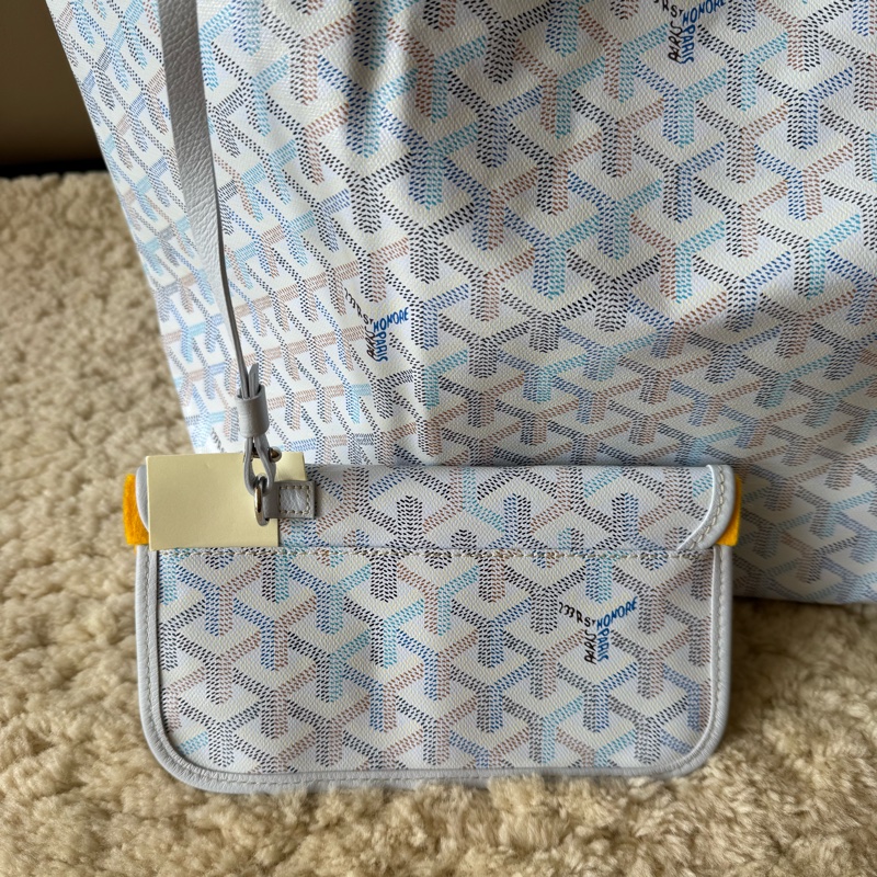 Goyard Louis pm 2026限量色 冰川藍-17
