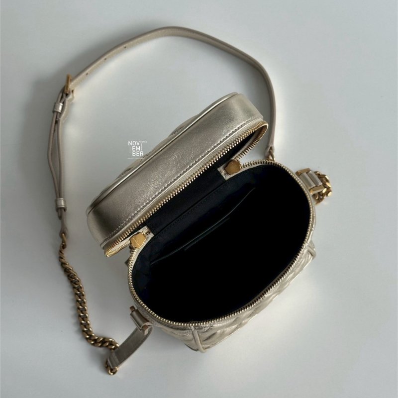 99新🆕 Saint Laurent YSL 聖羅蘭 金色方盒包-4