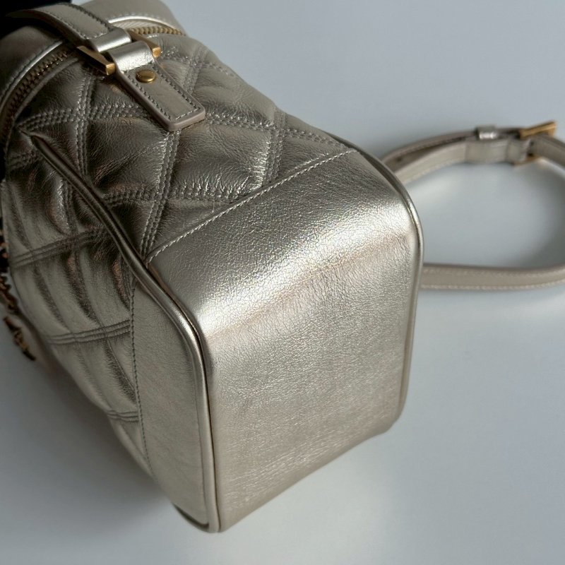 99新🆕 Saint Laurent YSL 聖羅蘭 金色方盒包-9