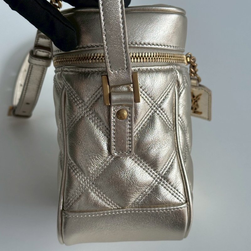 99新🆕 Saint Laurent YSL 聖羅蘭 金色方盒包-13