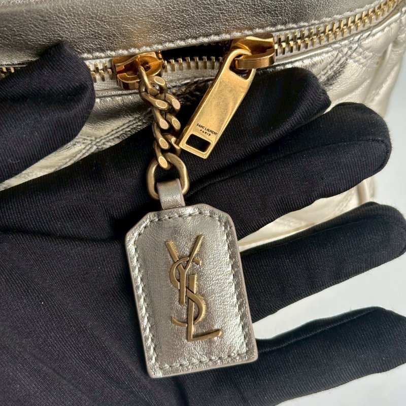 99新🆕 Saint Laurent YSL 聖羅蘭 金色方盒包-15
