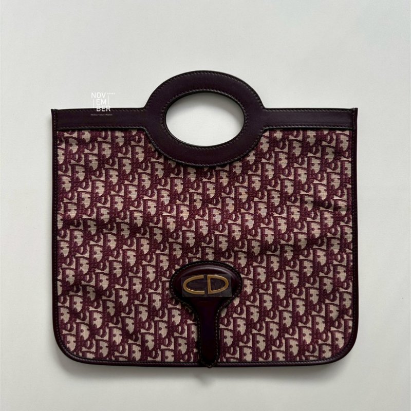 99新🆕 Dior 迪奧 酒紅手拿包🍷-1