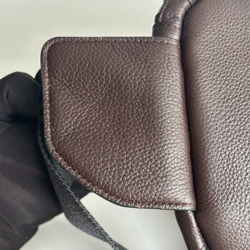 99新🆕 Loewe 羅意威 Puzzle 咖色拼色腰包-10