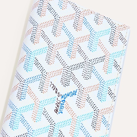 白色情人節禮物🎁Goyard 2026限量色 冰川藍 護照夾