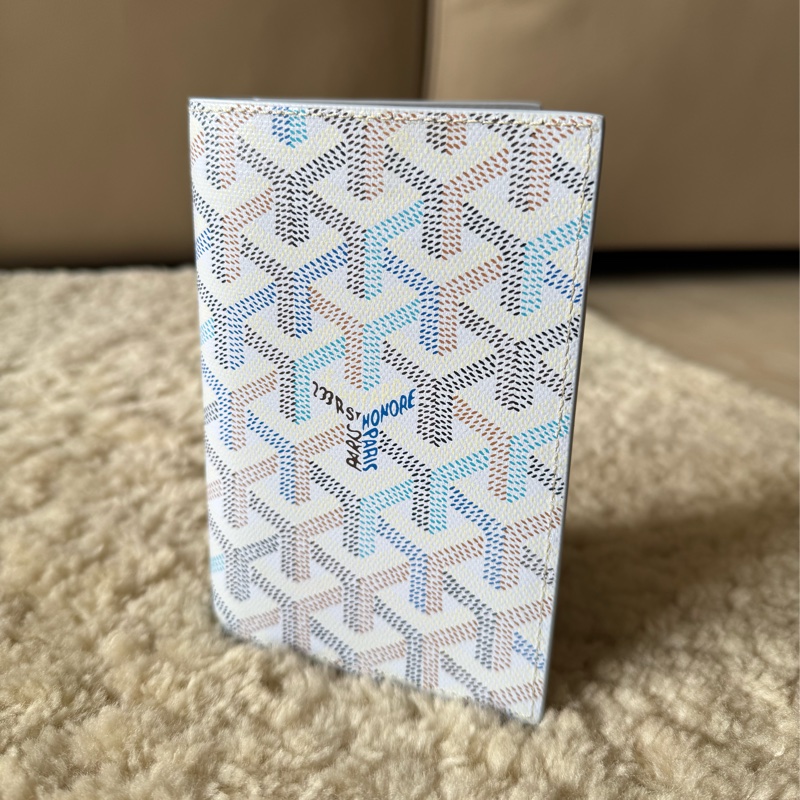 白色情人節禮物🎁Goyard 2026限量色 冰川藍 護照夾-5