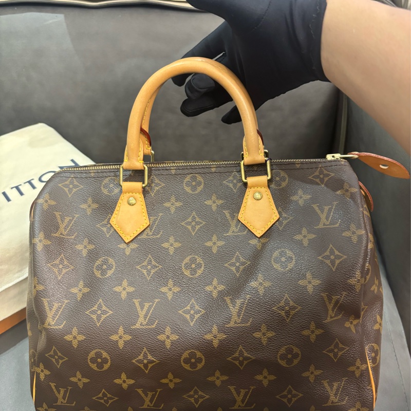 LV Speedy30 老花手提款-1