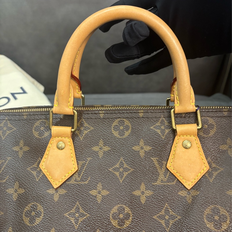 LV Speedy30 老花手提款-2
