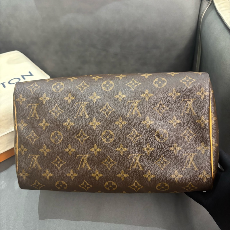 LV Speedy30 老花手提款-7