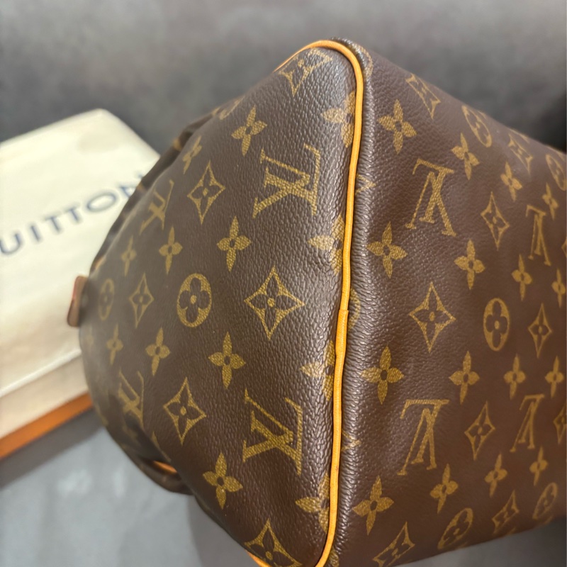 LV Speedy30 老花手提款-8