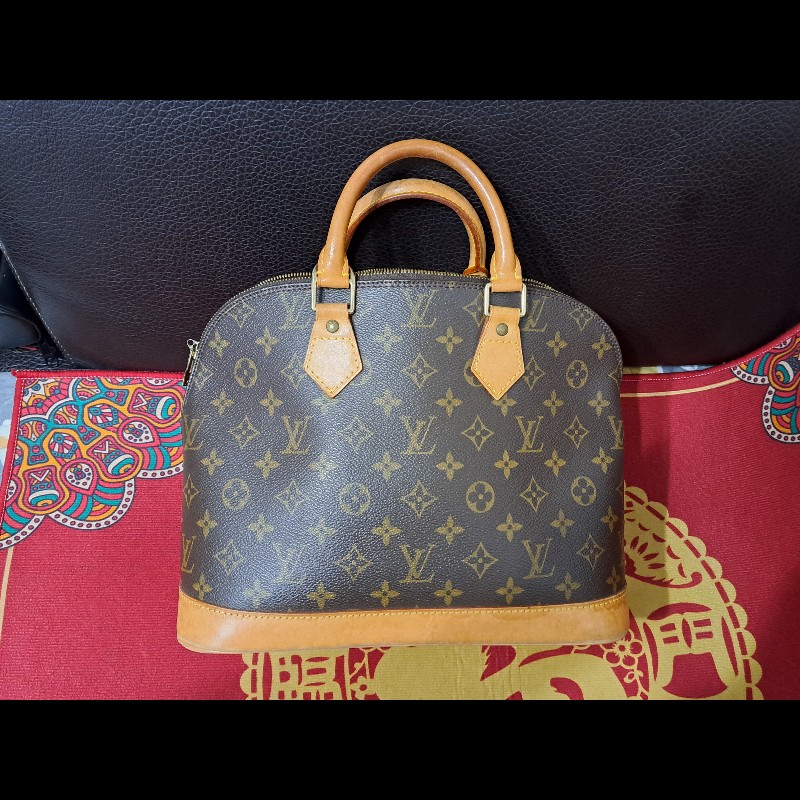 31cm／日本進口／二手LV貝殼包／Alma PM-7