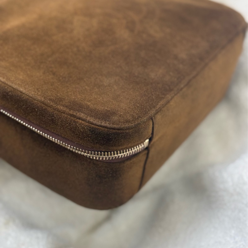 Chanel Taddy麂皮盒子包手提包 Plume Mini-8