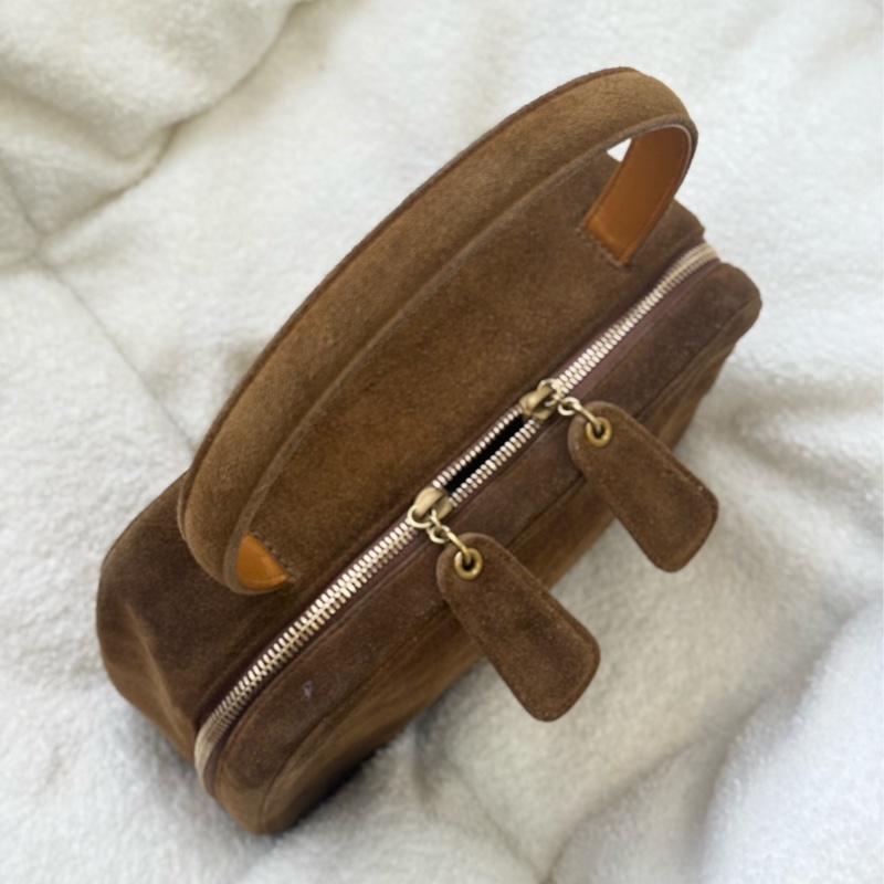 Chanel Taddy麂皮盒子包手提包 Plume Mini-14