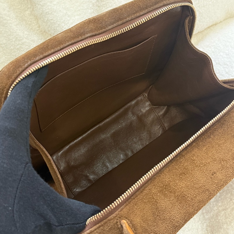 Chanel Taddy麂皮盒子包手提包 Plume Mini-16