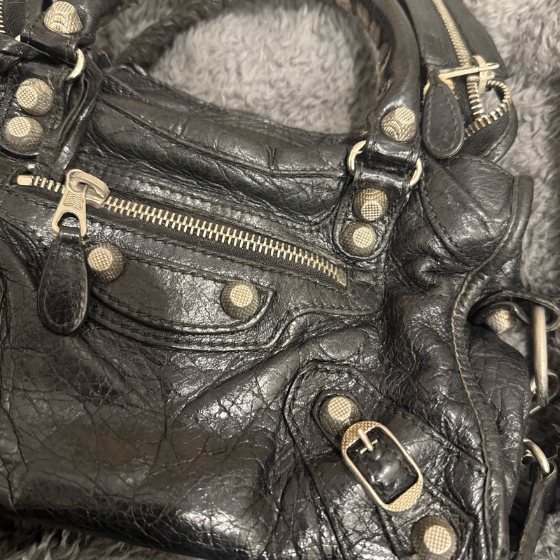 BalenciagaMini city 機車包-12