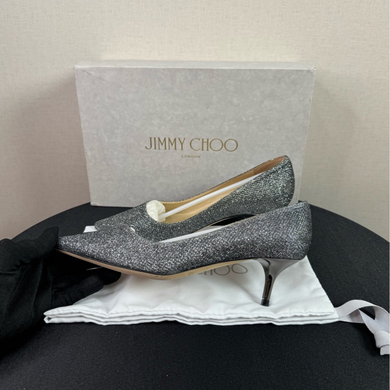 99新Jimmy Choo周仰傑高跟鞋 35碼 帶防塵袋鞋盒-1