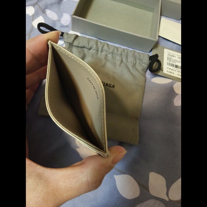 巴黎世家卡包-未來銀-3