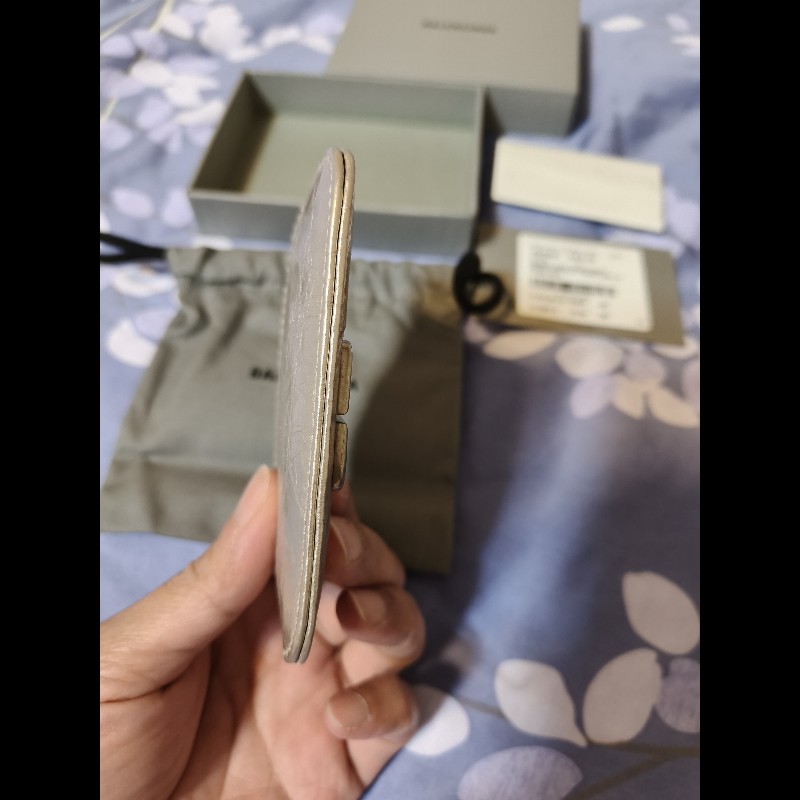 巴黎世家卡包-未來銀-7