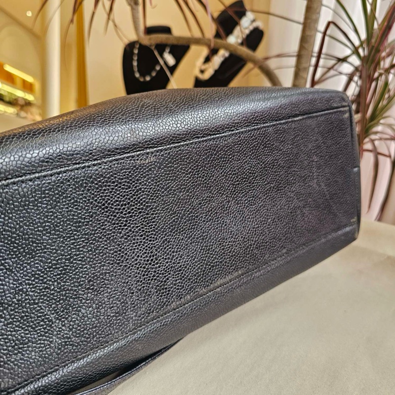 【97新✨ 全網最低價！】Chanel 荔枝皮金球Tote （下單前先詢問庫存❗️）-5